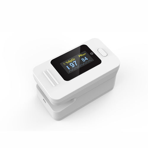 Fingerpulsoximeter - CMS50D4  - Contec Medical Systems - medizinisch / batteriebetrieben / weiß