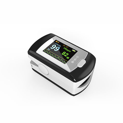 Fingerpulsoximeter - CMS50E  - Contec Medical Systems - medizinisch / batteriebetrieben / schwarz