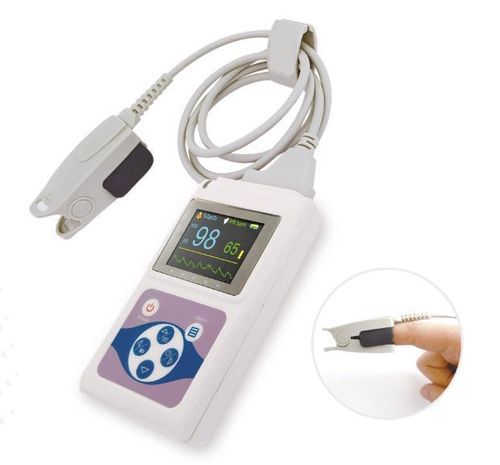 Handgerät-Pulsoximeter - CMS60D  - Contec Medical Systems - medizinisch / für häusliche Krankenpflege / batteriebetrieben