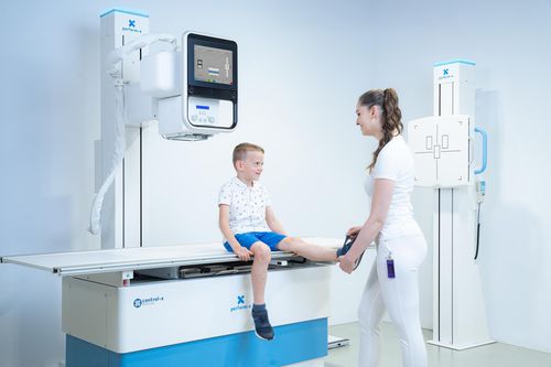Digitales Röntgensystem - F400 - CONTROL-X Medical - für multifunktionale Röntgenaufnahmen / für pädiatrische Röntgenaufnahmen / mit bodenstehendem Bucky
