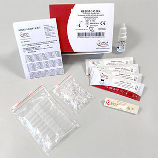 Testkit für Identifikationsanalyse - RESIST-3 O.O.K. K-SeT - Coris BioConcept - OXA-48 / immunochromatographisch