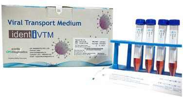 Transportmedium Reagenz - identi VTM - CPC Diagnostics Pvt.Ltd. - antibiotisch / Salzlösung / Diagnose