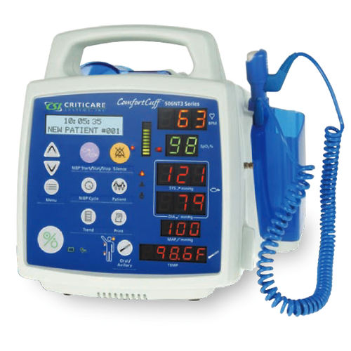 Tragbarer Vitalzeichenmonitor - VitalCare™ 506N3 - Criticare Systems - kompakt / TEMP / Herzfrequenz