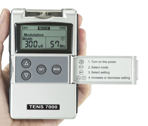 Elektrostimulator - TENS 7000 2nd Edition - Compass Health Brands - Handgerät / TENS / 2 Kanäle