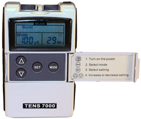 Elektrostimulator - TENS 7000 To Go™ - Compass Health Brands - Handgerät / TENS / 1 Kanal