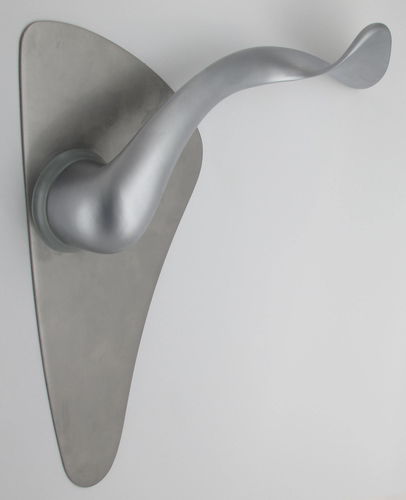 Griff für öffentliche Gebäude - SILVER  - SAMA - ULNA - für Krankenhaustür / Aluminium / antibakteriell