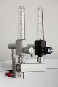 Schwebekörper-Durchflussmesser - 32031-00 - Dameca - doppelt / Sauerstoff / Luft