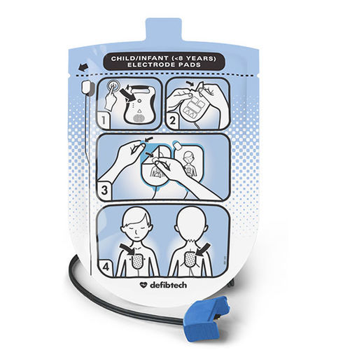 Pädiatrie-Defibrillationselektrode - DDP-200P - Defibtech - Pad
