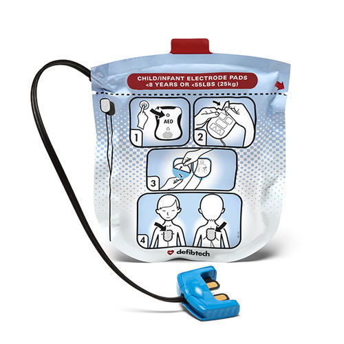 Pad-Defibrillationselektrode - DDP-2002 - Defibtech - Pädiatrie