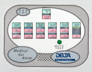 Alarmsystem für Bereiche - HTM 2022/02-01 - DELTA P  - für medizinische Gase