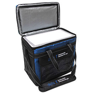 Tasche für biologische Proben - B 1001 16 - delta T - Gesellschaft für Medizintechnik - Schulterriemen / isotherm