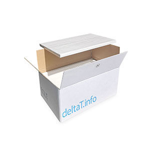 Transport-Verpackungsbox - B 1200 01 - delta T - Gesellschaft für Medizintechnik - für biologische Proben / für Pharmaprodukte / für Impfstoffe