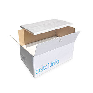 Transport-Verpackungsbox - B 1200 02 - delta T - Gesellschaft für Medizintechnik - für biologische Proben / für Pharmaprodukte / für Impfstoffe