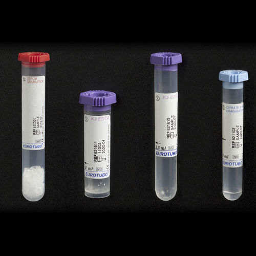 Labor-Probenahmeröhrchen - 621 series - Deltalab - zylinderförmig / Blut / Polypropylen
