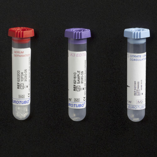 Labor-Probenahmeröhrchen - 620200 - Deltalab - zylinderförmig / Blut / Polypropylen