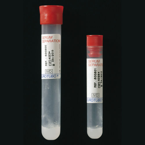 Probenahmeröhrchen für serumbasierte Analyse - 60080 series - Deltalab - zylinderförmig / Serum / Polypropylen