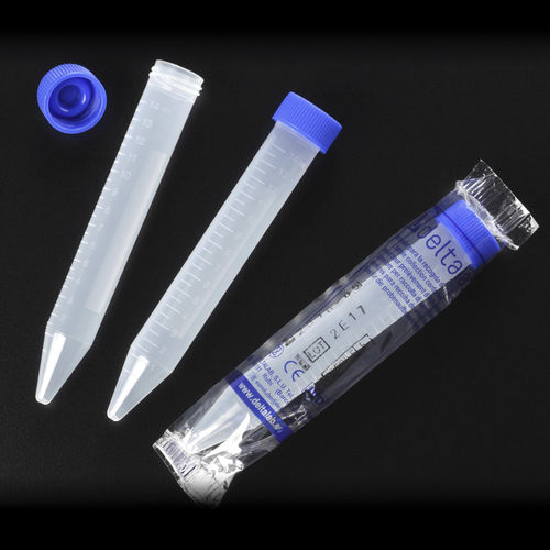 Labor-Reagenzglas - EUROTUBO® - Deltalab - Mikrobiologie / konisch / Polyethylen