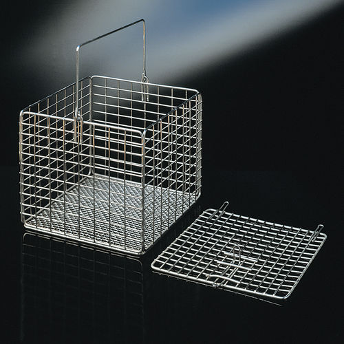 Laborkorb - H-2 series - Deltalab - Lager / Edelstahl / stapelbar