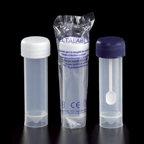 Polypropylen-Probenbehälter - 409202 - Deltalab - mit Schraubverschluss
