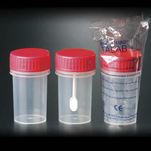 Polyethylen-Probenbehälter - 409802 - Deltalab - mit Schraubverschluss