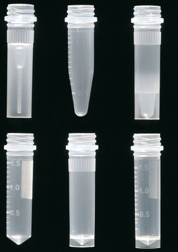 Labor-Reagenzglas - 409111/4	 - Deltalab - für PCR / konisch / Polypropylen