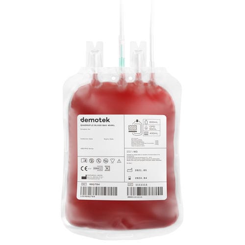 4-fach-Blutbeutel - BBQ  - Demophorius Healthcare - CPDA-1 / CPD/SAG-M