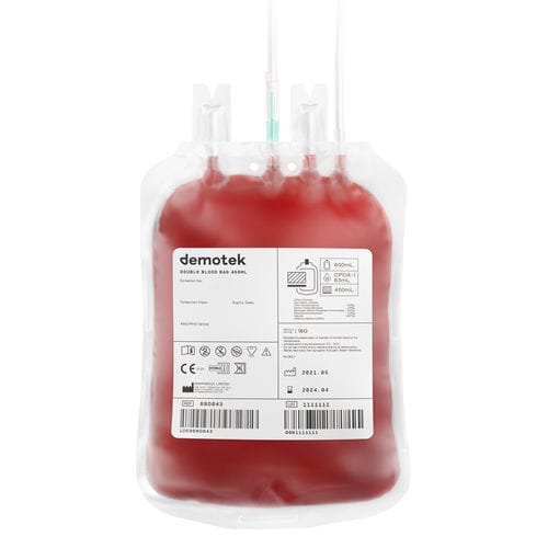 Doppelter Blutbeutel - BBD - Demophorius Healthcare - CPDA-1