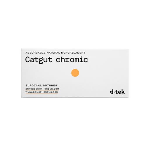 Resorbierbarer Nähfaden - CC - Demophorius Healthcare - Allgemeinchirurgie / ophthalmische Chirurgie / uro-gynäkologische Chirurgie