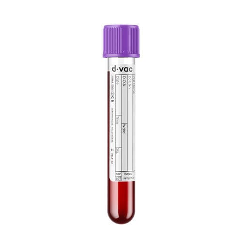 Probenahmeröhrchen für hämatologische Untersuchungen - GED - GEDB - Demophorius Healthcare - zylinderförmig / Blut / Kunststoff