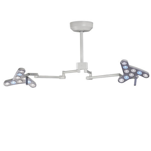 OP-Leuchte / LED - TRIANGO 100 Duo - Derungs Licht AG - deckenmontiert / für Kleinchirurgie / Allgemeinmedizin