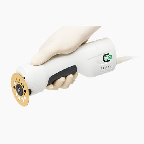Elektrische Gipssäge - CC8 CleanCast™ - DeSoutter Medical  - mit Absaugung