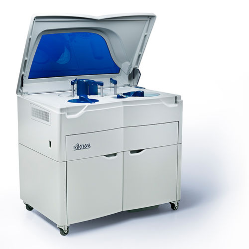 Automatisches biochemisches Analysegerät - Autolyser 450 - Dialab  - für Drogennachweis / bodenstehend / mit immunturbidimetrischer Dosierung