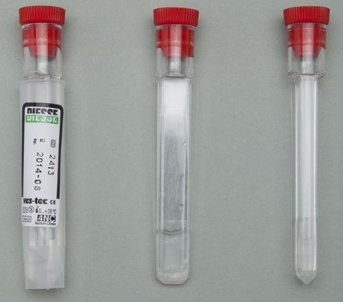 Labor-Reagenzglas - VES-TEC  - Diesse Diagnostica Senese - ESR / Blut / mit Natriumcitrat