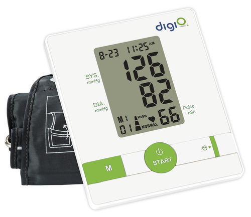 Automatischer Blutdruckmonitor - 30 - 280 mmHg, 40 -199 bpm | DigiO2® - DigiO2 International Co., Ltd.