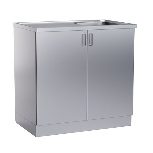 Modularer Schrank - Discher Technik  - auf Rollen / mit Regal / mit Schublade