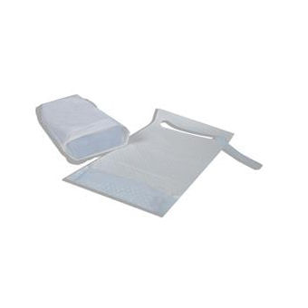 Medizinischer Latz / zum Einmalgebrauch - Dispotech - für Erwachsene / für Kinder / blau