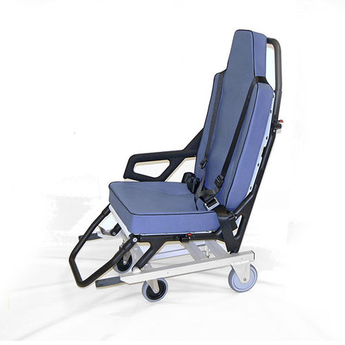 Patienten-Transportstuhl / für den Innenraum - Dlouhy - für Außenbereich / auf Rollen / mit verstellbarer Rückenlehne