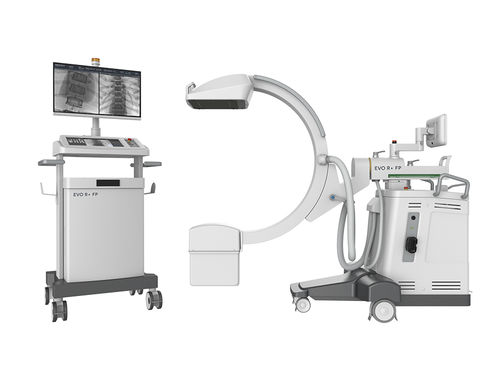 Mobiler C-Bogen - EVO R+ FP - DMS Imaging - mit Flachbildsensor / mit Videosäule