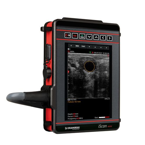Tragbares Tierärztliches Ultraschallsystem - iScan mini - Dramiński - Multifunktion / für Großtiere