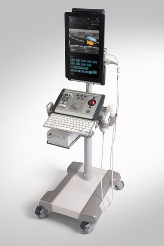 Ultraschallgerät / tragbar, mit Transportwagen - ALBIT - Echo-Son - für Multifunktions-Ultraschall / Schwarz-Weiß / Farbdoppler