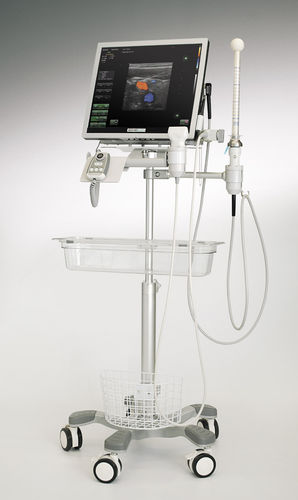Ultraschallgerät / tragbar, mit Transportwagen - ALBIT ERUS  - Echo-Son - für kolorektale Diagnostik / Schwarz-Weiß / Farbdoppler