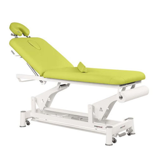 Elektrische Untersuchungsliege - C5502 series - Ecopostural - höhenverstellbar / auf Rollen / grün