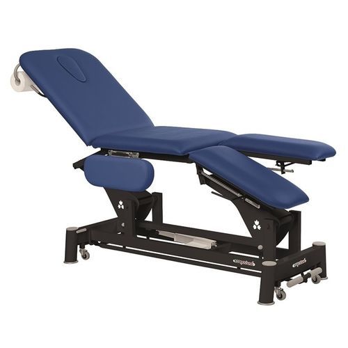 Elektrohydraulische Untersuchungsliege - C5639 series - Ecopostural - mit verstellbarer Rückenlehne / auf Rollen / vierteilig