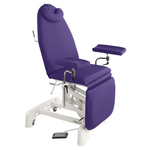 Elektrischer Blutentnahmesessel - C3569 series - Ecopostural - dreiteilig / auf Rollen / höhenverstellbar