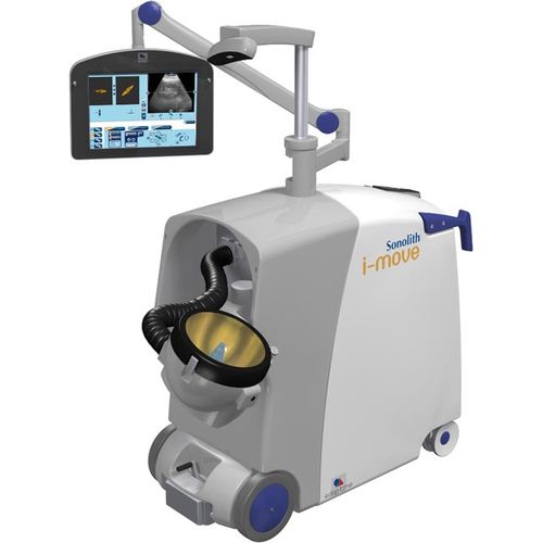 Extrakorporaler Lithotripter - Sonolith® i-move - EDAP TMS  - auf Wagen / C-Bogen / mit Lithotripsie-Tisch