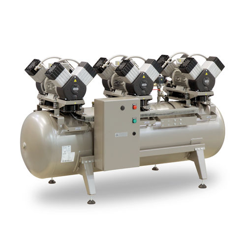 Luftkompressor für Zahnmedizin - DK50 3X4VR/M - EKOM spol - modular / Mehrplatz / mit Lufttrockner