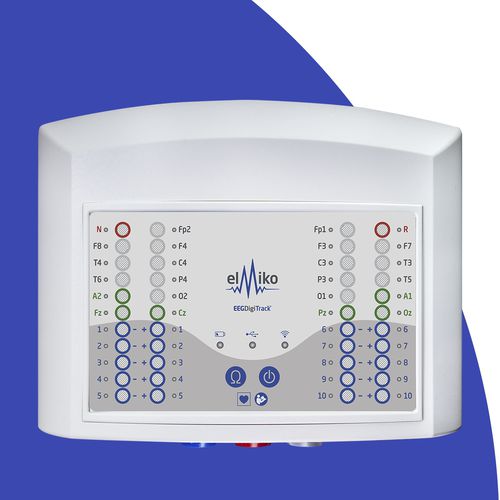 EEG-System / 32 Kanäle - EEGDigiTrack - Elmiko Biosignals - mit EEG-Mapping / mit Videoaufzeichnung / mit Rollgestell