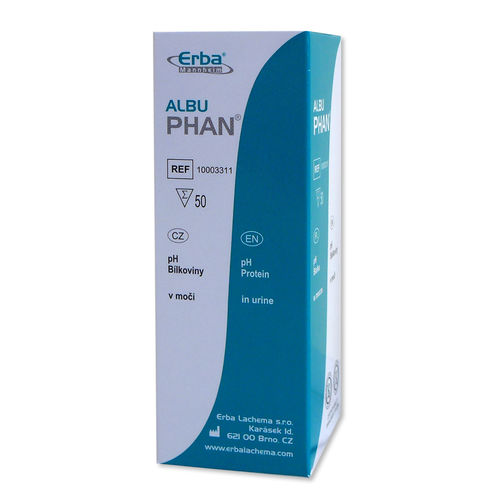 Urinanalyse-Teststreifen - 100 series - ERBA Diagnostics Mannheim - pH / Glukose / Bilirubin