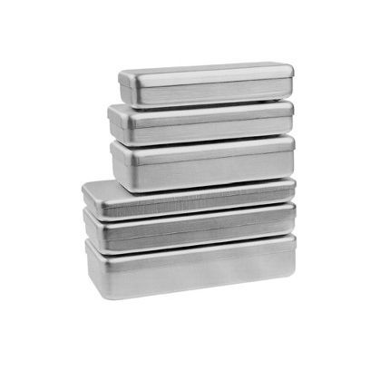 Sterilisierkassette für Instrumente - ER815.730 - Ermis MedTech GmbH - nicht perforiert / Aluminium
