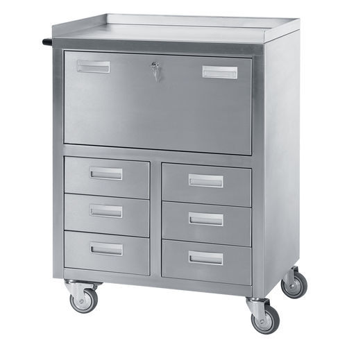 Medizinischer Wagen - ER-1 series - ERYIGIT Medical Devices  - für Instrumente / Reinigung / Edelstahl